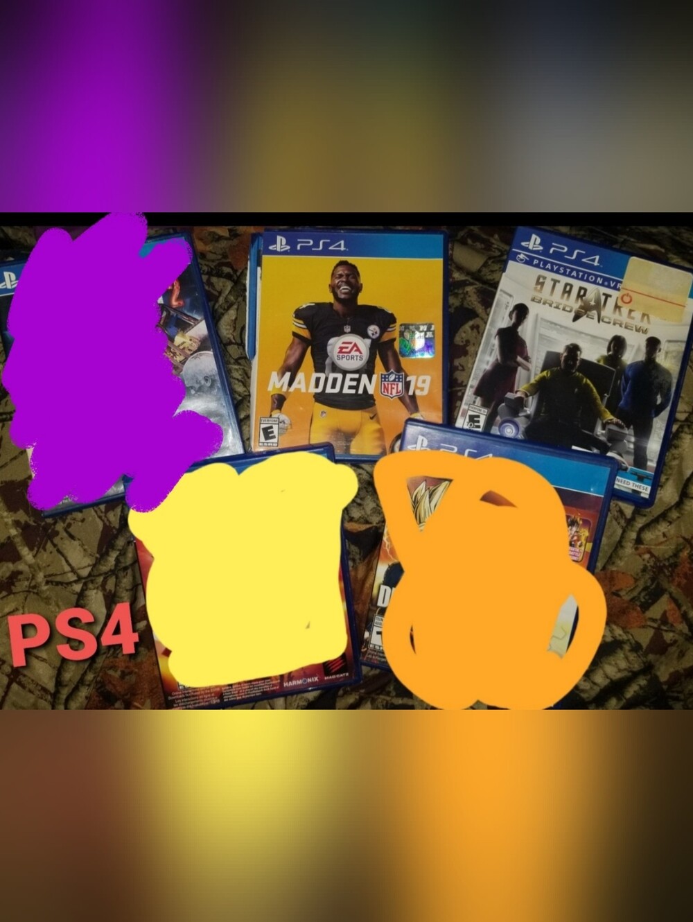 Used PlayStation 4 Video Games 2 Are Available (Price is for One)